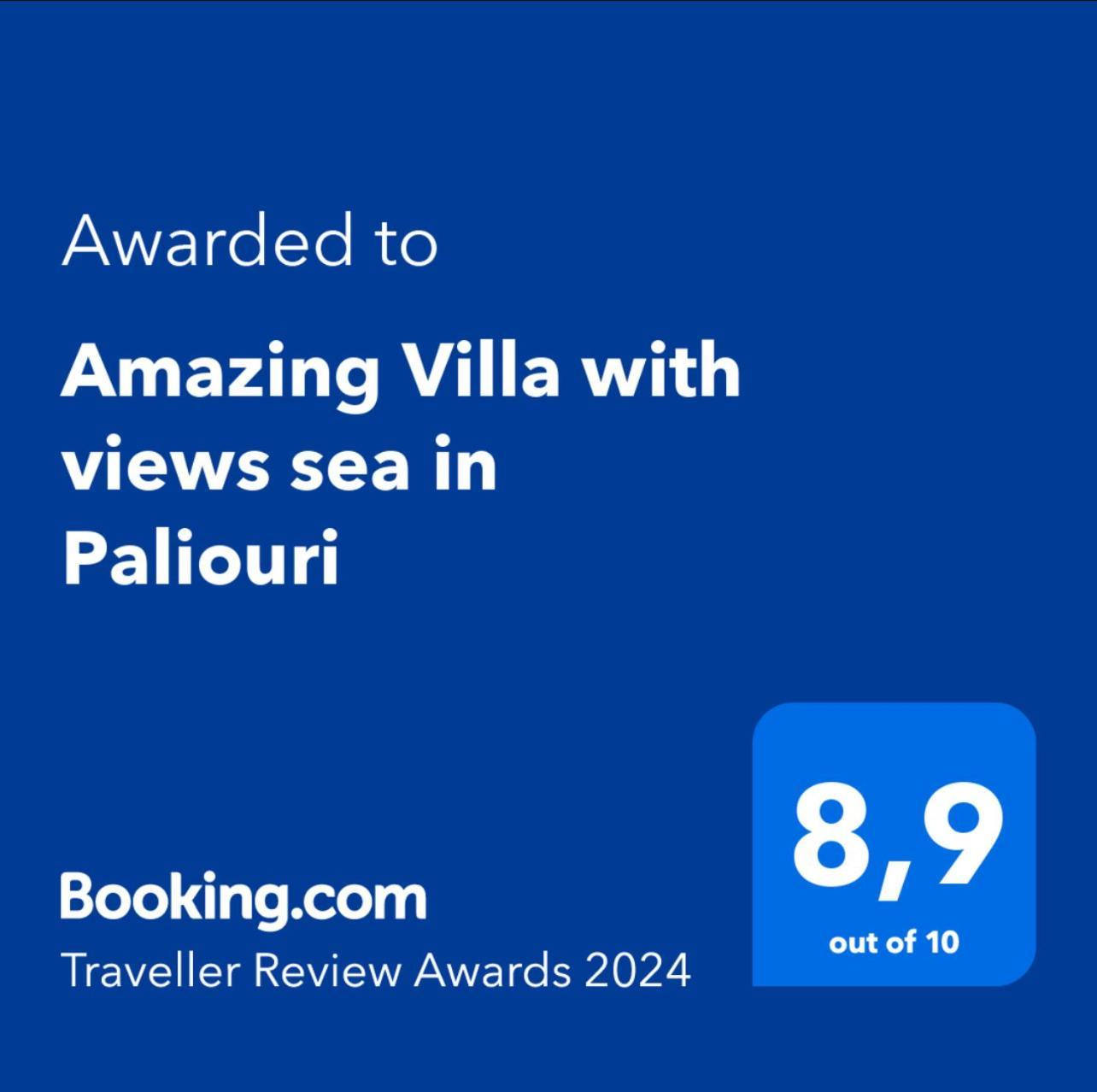 Amazing Villa With Views Sea In Paliouri Luaran gambar